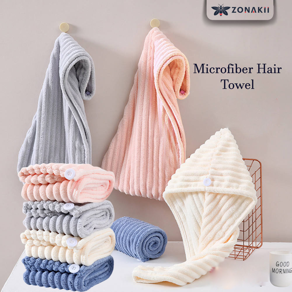 Premium Microfiber Hair Towel